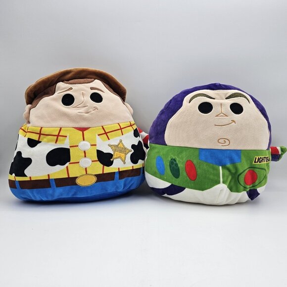 Disney Pixar Squishmallows Toy Story Woody & Buzz Lightyear Plush Toy Lot of 2 - Picture 1 of 16
